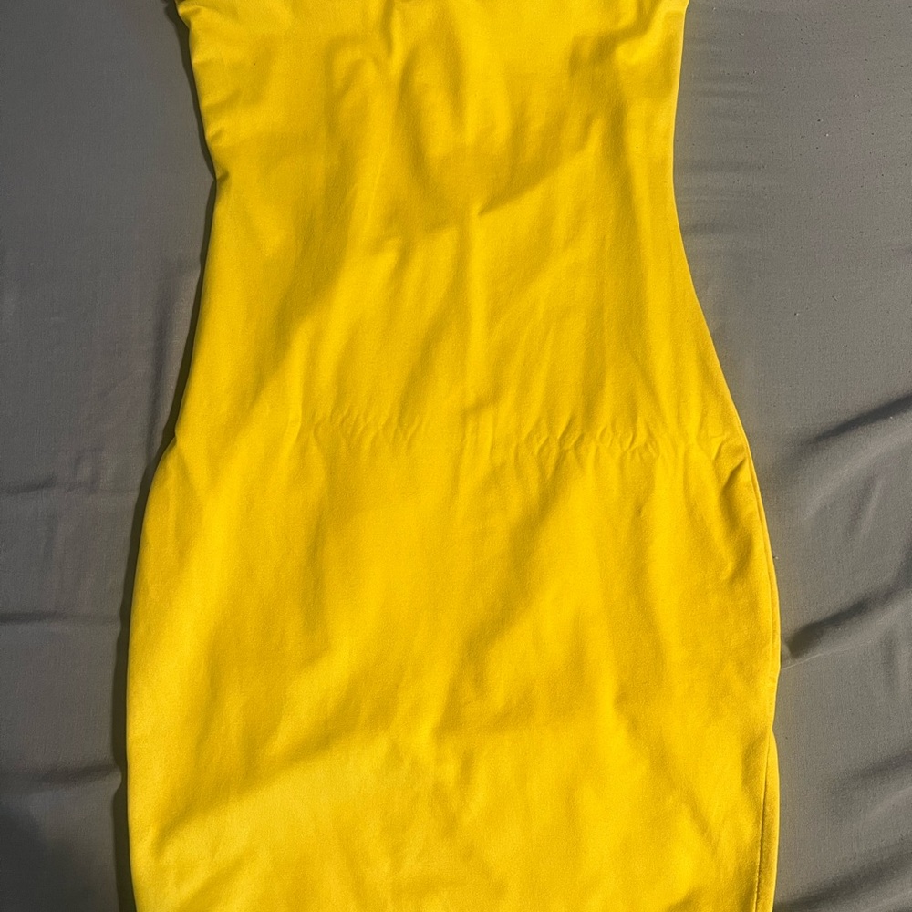 Yellow Sleeveless Dress